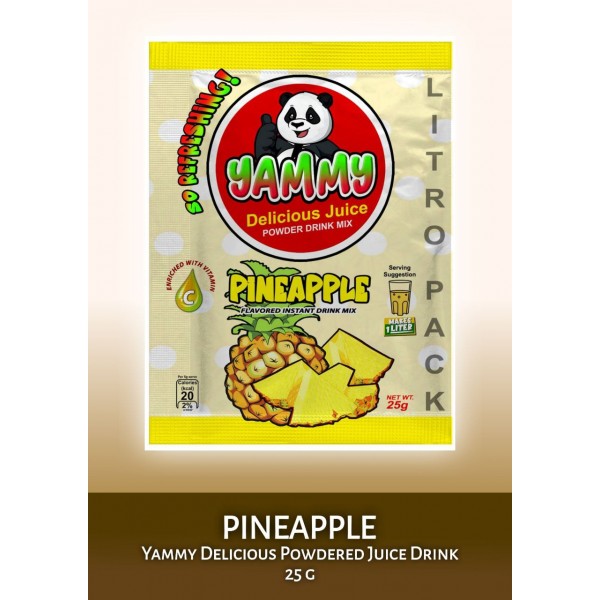 YAMMY DELICIOUS PINEAPPLE FLAVOR 25g                        